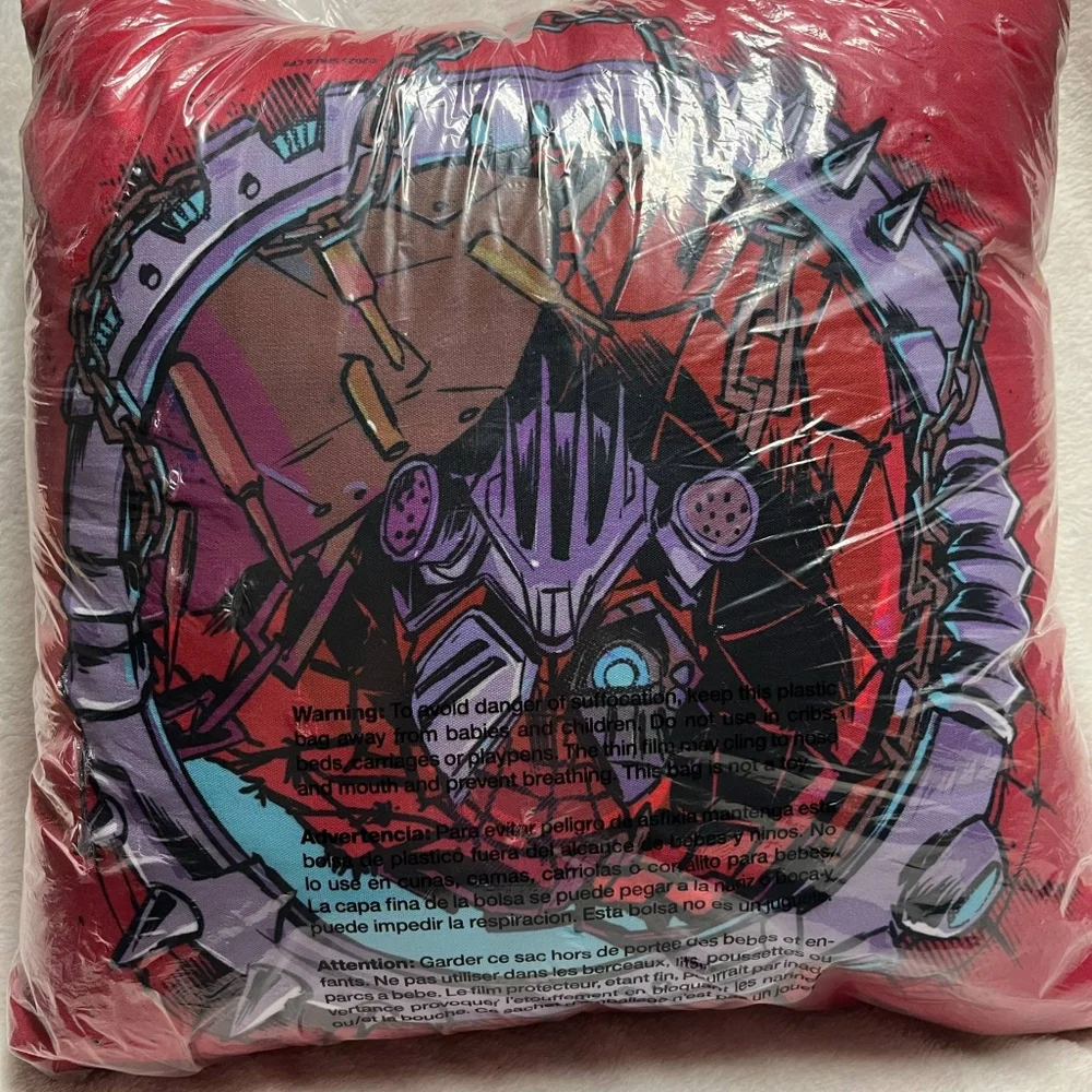 Marvel Spiderman Across The Spiderverse Cyborg Spider-Woman Pillow